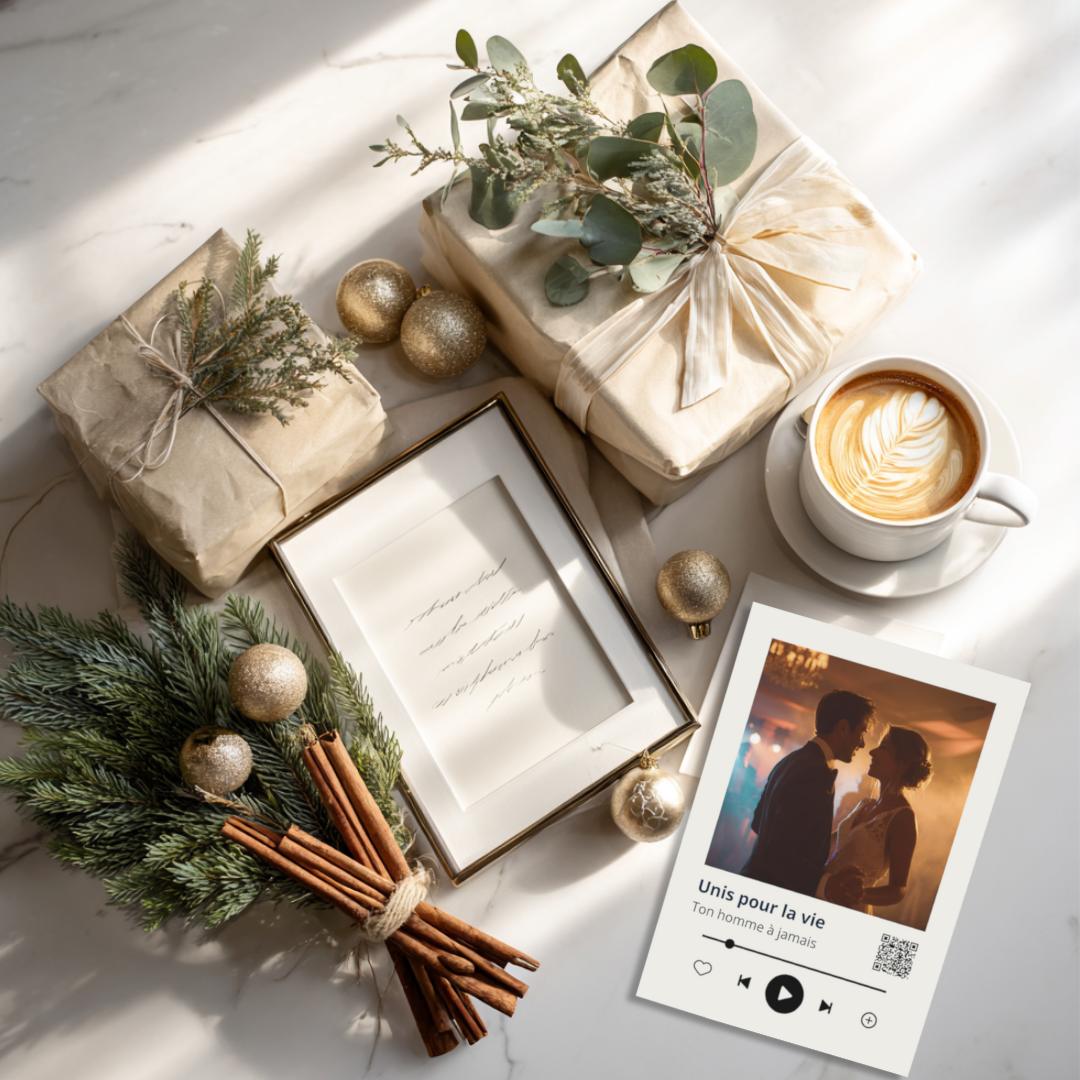 Personalized Christmas card TailorTune